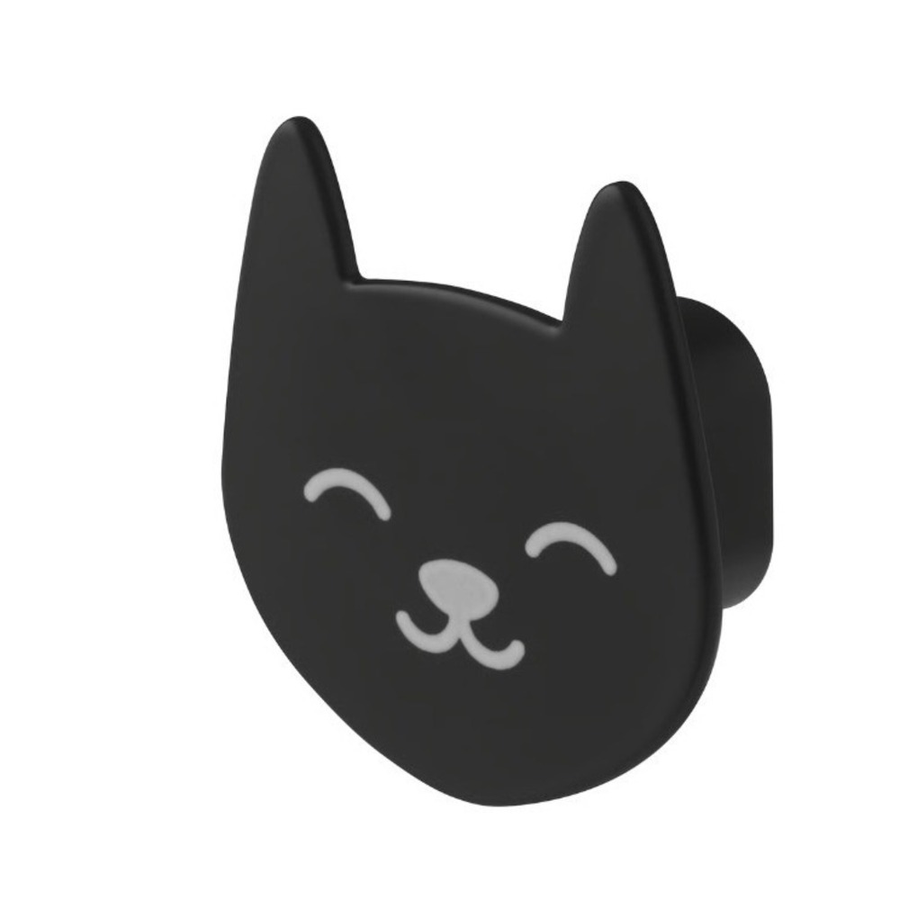 IKEA UTSADD Black Cat Design Hook Set of 2 New